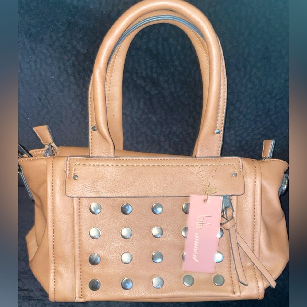 Tan handbag
